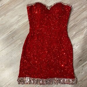 Scala Red Cocktail Dress